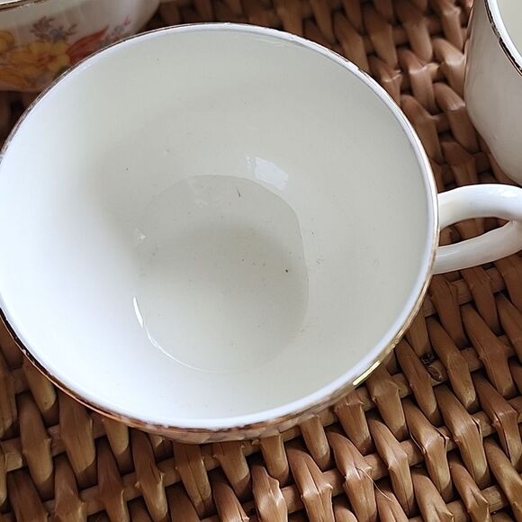 Vintage Lot Of 6 Homer Laughlin 'Susan' Pattern Yellow Floral - Picture 11 of 17